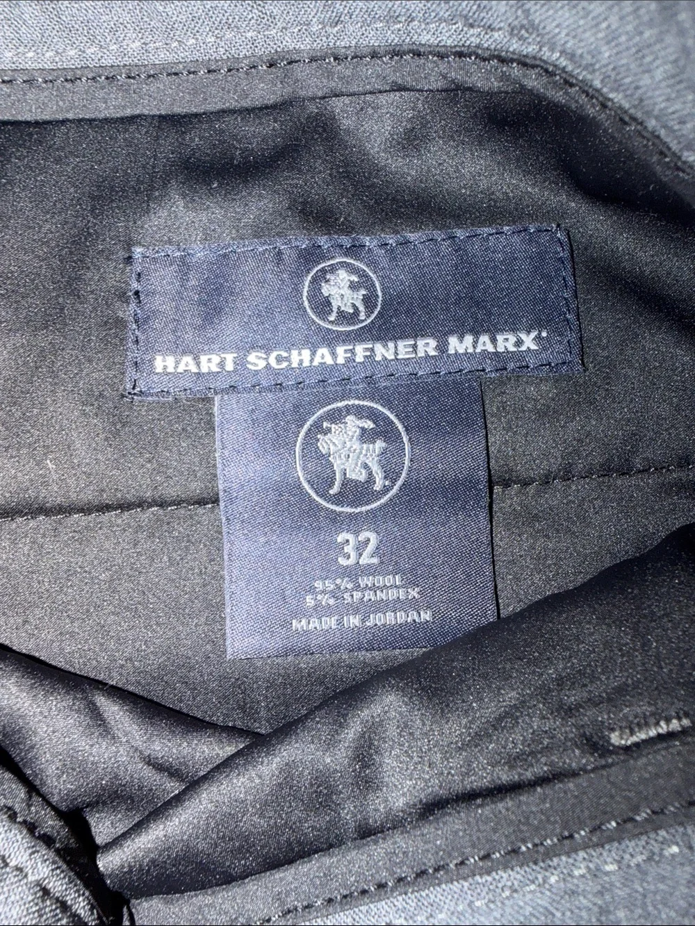 Hart Schaffner Marx Men's Charcoal Flat-Front Shorts